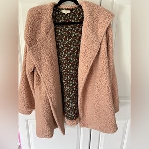 Pink easel sweater